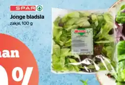Spar Jonge bladsla aanbieding