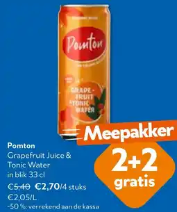 OKay Pomton Grapefruit Juice & Tonic Water aanbieding