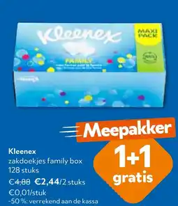 OKay Kleenex zakdoekjes family box aanbieding
