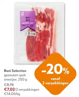 OKay Boni Selection gezouten spek sneetjes aanbieding