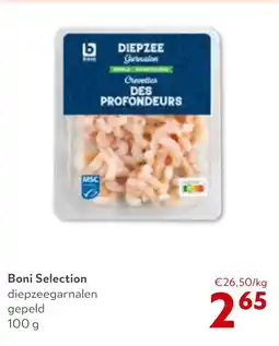 OKay Boni Selection diepzeegarnalen gepeld aanbieding