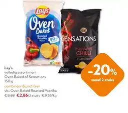 OKay Lay's volledig assortiment Oven Baked of Sensations aanbieding