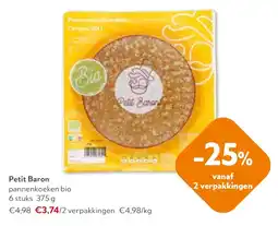 OKay Petit Baron pannenkoeken bio aanbieding