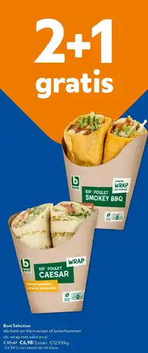 OKay Boni Selection alle kant-en-klare wraps of boterhammen aanbieding