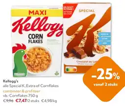 OKay Kellogg's alle Special K, Extra of Cornflakes aanbieding