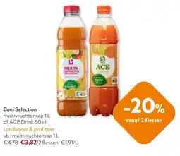 OKay Boni Selection multivruchtensap of ACE Drink aanbieding