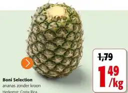 Colruyt Boni Selection ananas zonder kroon aanbieding