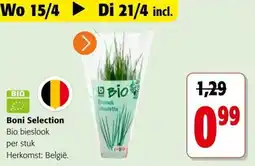 Colruyt Boni Selection Bio bieslook aanbieding