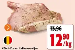 Colruyt Côte à l'os op Italiaanse wijze aanbieding