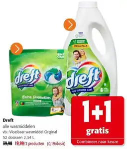 Colruyt Dreft alle wasmiddelen aanbieding