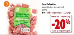 Colruyt Boni Selection salamiblokjes zonder look aanbieding
