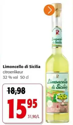 Colruyt Limoncello di Sicilia citroenlikeur 32% vol aanbieding