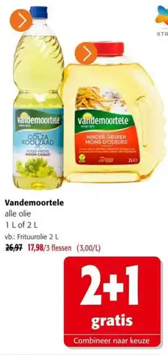Colruyt Vandemoortele alle olie aanbieding