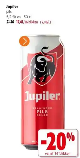 Colruyt Jupiler pils 5,2 % vol aanbieding