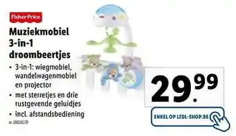 Muziekmobiel 3-in-1 droombeertjes