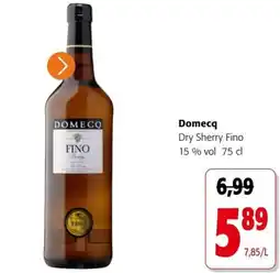 Colruyt Domecq Dry Sherry Fino 15% vol aanbieding