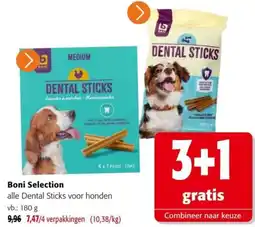 Colruyt Boni Selection alle Dental Sticks voor honden aanbieding