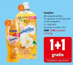 Colruyt Soupline alle wasverzachters aanbieding