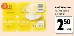 Colruyt Boni Selection rijstpap Vanille aanbieding
