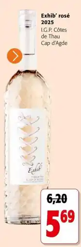 Colruyt Exhib' rosé 2025 aanbieding