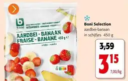 Colruyt Boni Selection aardbei-banaan aanbieding