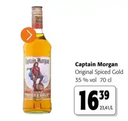 Colruyt Captain Morgan Original Spiced Gold 35% vol aanbieding