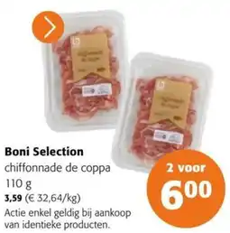 Colruyt Boni Selection chiffonnade de coppa aanbieding