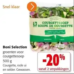 Colruyt Boni Selection groenten voor courgettesoep aanbieding