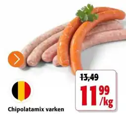 Colruyt Chipolatamix varken aanbieding
