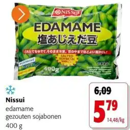 Colruyt Nissui edamame gezouten sojabonen aanbieding