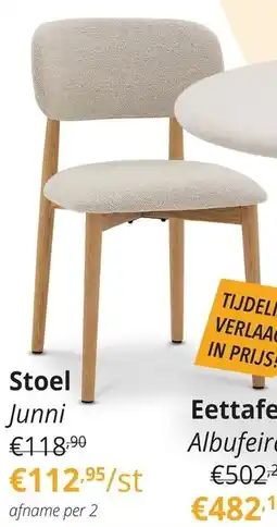 YGO Stoel Junni aanbieding