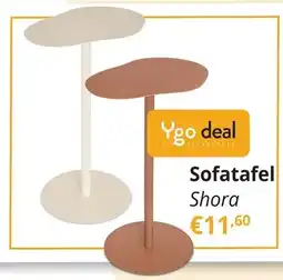 YGO Sofatafel Shora aanbieding