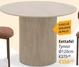YGO Eettafel Tymon aanbieding
