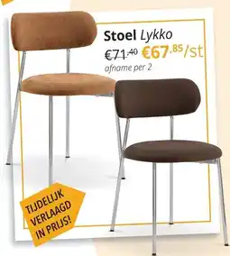 YGO Stoel Lykko aanbieding