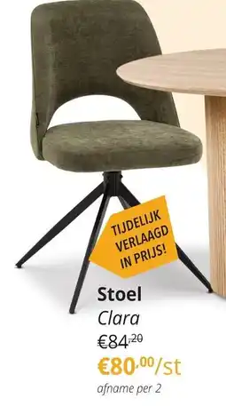 YGO Stoel Clara aanbieding