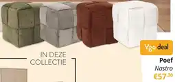 YGO Poef Nastro aanbieding