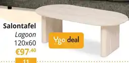 YGO Salontafel Lagoon aanbieding
