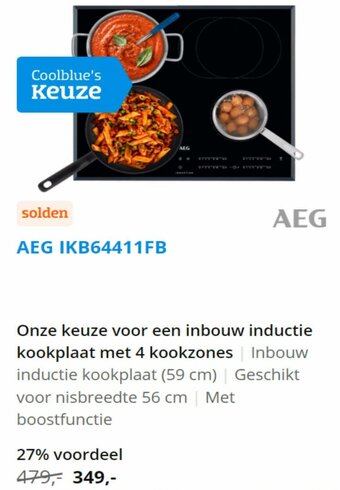Coolblue AEG IKB64411FB aanbieding