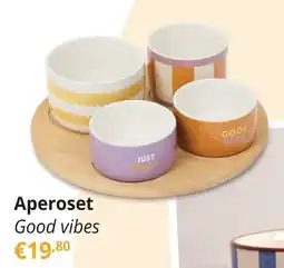 YGO Aperoset Good vibes aanbieding