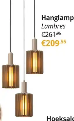 YGO Hanglamp Lambres aanbieding