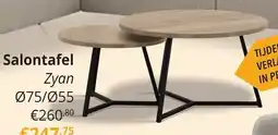 YGO Salontafel Zyan aanbieding