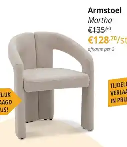 YGO Armstoel Martha aanbieding