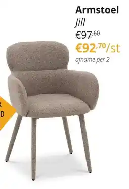 YGO Armstoel Jill aanbieding