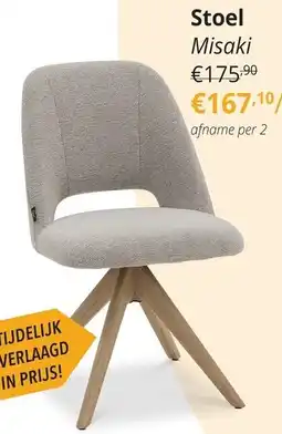 YGO Stoel Misaki aanbieding