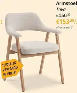 YGO Armstoel Tova aanbieding