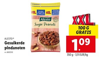 Gesuikerde pindanoten