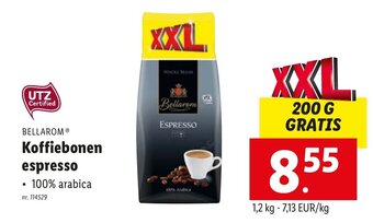 Lidl Koffiebonen espresso aanbieding