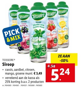 Lidl Siroop aanbieding