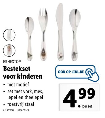 Bestekset voor kinderen