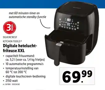 Lidl Digitale heteluchtfriteuse XXL aanbieding